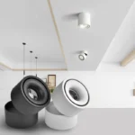 Dimmable folding surface mounted spotlight led living room ceiling ceiling downlight cob adjustable angle clothing store 7W
