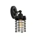American Simple Loft Wall Light Country Industrial Retro Indoor Wall Lamp for Bedroom Living Room Bar Aisle Wrought Iron