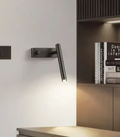 Minimalist Copper Wall Lamp With Rotatable Switch Wall Light Living Room Bedroom Eye Reading Lamp