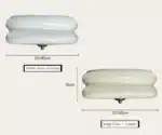 French cream style circular ceiling light Nordic Bauhaus glass ceiling light minimalist living room dining room and bedroom