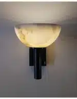 Marble living room Wall Lamp Wabi-Sabi Style Modern Luxury Bedroom Headboard Wall Lamp Creative Passage corridor wall