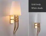 2025 Fabric Wall Lamp Modern Iron Wall Lights Dining Living Room Bedroom Creative Double Head AC85-265V Sconce Light