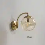 LED Colored Watermelon Glass Wall Lamp Bedroom Bedside Decoration Lamp Living Room Study Lighting – in a cozy room setting
