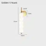 Nordic Bedhead Wall Lamp for Bedroom Corridor Minimalist Glass Wall Light Living Room Background Home Decoration Indoor
