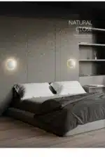 Aluminum Outdoor waterproof wall lamp, courtyard garden, modern and minimalist balcony, living room, bedroom, indoor wall