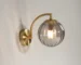 LED Colored Watermelon Glass Wall Lamp Bedroom Bedside Decoration Lamp Living Room Study Lighting