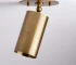 Full Copper Ceiling Lamp Bedroom Bedside Brass Rotating Surface-mounted Spotlight Retro Old Brass Wall Lamp