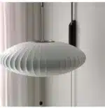 Japanese Style Silk Living Room Wall Lamp Modern and Simple Wire Controlled Switch Homestay Bedroom Bedside Wall Lamp – top