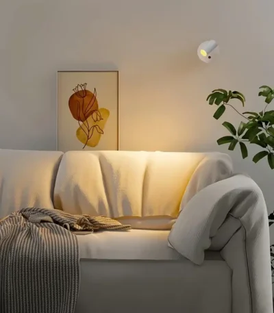 1Pc Wireless LED Spotlight, USB - charge, 2000mAh battery, touch - control 3 - color, for indoor decor (plant/pic/art),