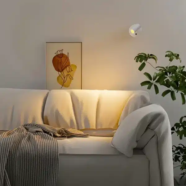 1Pc Wireless LED Spotlight, USB - charge, 2000mAh battery, touch - control 3 - color, for indoor decor (plant/pic/art),