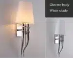 2025 Fabric Wall Lamp Modern Iron Wall Lights Dining Living Room Bedroom Creative Double Head AC85-265V Sconce Light