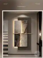 Modern LED Crystal Porcelain Luxury Wall Lamp For Indoor Living Room Corridor Hallway Kitchen Home Decoration Create Mural