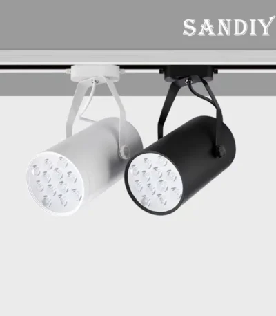 Led Track Light 2020 3W 7W 12W 15W Rail Track lamp COB adjusted Spotlights for shop home Hotel lighting fixtures Black White