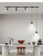 Kitchen Led Pendant Dining Room Chandeliers Lights Hallway Linear Magnetic Track Light DIY Dining Table Bar Table Lamp – top