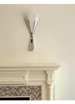 Modern Luxury Marble Wall Lamp Flower Shape Sconce Lamp Stainless Steel LED Wall Light For Bedroom Living Room Hotel Decor