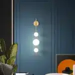 Nordic Designer Led Wall Light for Living Room Bedroom Corridor Modern Simple Golden Wall Lamp Decoration Indoor Lighting