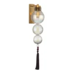 Modern Nordic Glass Wall Lamp All Copper Creative Gourd Lighting Model Room Living Room Dining Room Indoor Lighting Fixtures