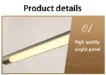 Modern wall lamp for bathroom mirror lighting