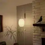 Japanese Style Silk Living Room Wall Lamp Modern and Simple Wire Controlled Switch Homestay Bedroom Bedside Wall Lamp