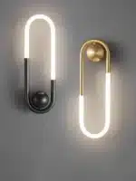 Tinlaibor Minimalist Wall Lamp Modern Designer Creative Study Living Room Bedroom Background CE Wall Light Bedhead