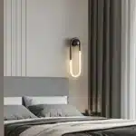 Tinlaibor Minimalist Wall Lamp Modern Designer Creative Study Living Room Bedroom Background CE Wall Light Bedhead