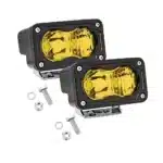 Waterproof 3 inch Square Car LED Work Light Spotlight 12V 24V 6000K DRL For Motorcycle Truck Off-road SUV ATV Headlight