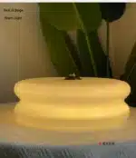French cream style circular ceiling light Nordic Bauhaus glass ceiling light minimalist living room dining room and bedroom