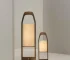Design sense Japanese floor lamp retro homestay living room tea room hotel art wabi sabi style wooden art vertical lighting