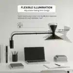 Modern Designer Adjustable Wall lamp Swing Retro Long LED Wall Light Bedroom Bedside Exhibition Hall Background Light – in a