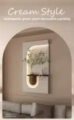 Entrance Decoration LED Wall Lamp Green Plant Corridor Hallway Modern Hanging Painting High-end Living Room Create Mural