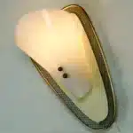 Retro Wall Lamp LED Living Room Background Wall Aisle Stair Lamp Bedroom Bedside Lamp – side view