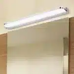 Modern LED vanity light for bathroom mirror, sleek design