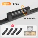 Led Track Light Ceiling Light 110V 220V Rail Lighting Lights 10W/20W Spotes to Ceiling Lighting for Home Kitchen Bedroom