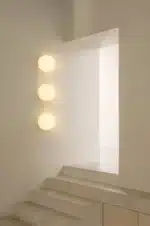 12cm 15cm 18cm Nordic Conceal Small Base Round Glass Wall Light for Bedroom Bedside Living Room Hallway Entrance Stair Wall