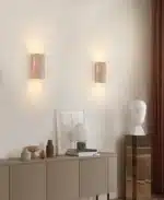 Three-dimensional Natural Stone Wall Lamp For Parlor Bedroom Stairs Corridor Indoor Art Deco Sconce 3000K – styled in a