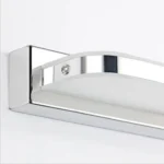 Modern LED vanity light for bathroom mirror, sleek design