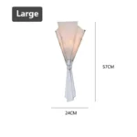Modern Luxury Marble Wall Lamp Flower Shape Sconce Lamp Stainless Steel LED Wall Light For Bedroom Living Room Hotel Decor