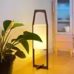 Design sense Japanese floor lamp retro homestay living room tea room hotel art wabi sabi style wooden art vertical lighting