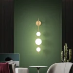 Nordic Designer Led Wall Light for Living Room Bedroom Corridor Modern Simple Golden Wall Lamp Decoration Indoor Lighting
