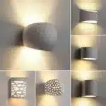 Modern LED Wall Lamp G9 5W Gypsum Wall Light Sconces Indoor Lighting Bedside Bedroom Living Room Kitchen Home Deco