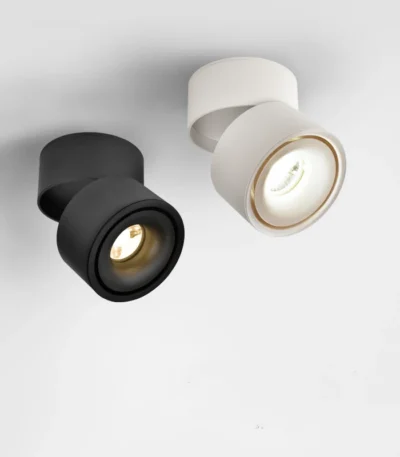 Dimmable folding surface mounted spotlight led living room ceiling ceiling downlight cob adjustable angle clothing store 7W