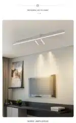 Nordic Led Ceiling Lamp For Living Dining Room Bedroom Closets Kitchen Aisle Strip Track Spotlight Background Lighting