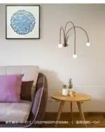 Nordic Designer Led Wall Lamp Modern Living Room Bedroom Glass Light Indoor Light Minimalist Home Decor Fixture Wall
