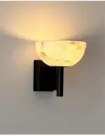 Marble living room Wall Lamp Wabi-Sabi Style Modern Luxury Bedroom Headboard Wall Lamp Creative Passage corridor wall