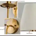 Modern Simple ‌Fabric Wall Lamp European Style Bedroom Bedside Sconce Living Room Hotel Study Office Corridor Lighting