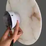Bedroom Bedside Round Marble Wall Lamp Living Room Sofa Background Dector Hotel Corridor Entrance Cloakroom Led Lighting