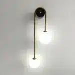 ASANZUO Glass Ball Lampshade Wall Lamp Gold Home Decor Living Room Bedroom Wall sconce Glass Lighting Luminaire – styled in