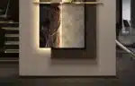 Modern LED Crystal Porcelain Luxury Wall Lamp For Indoor Living Room Corridor Hallway Kitchen Home Decoration Create Mural