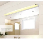 Modern LED vanity light for bathroom mirror, sleek design