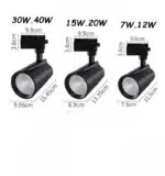 Led Track Light 110-220V Lamp 40W COB Anti dizziness Spotlight Rail Lighting Fixture for Decor Clothing Store Shopping mall